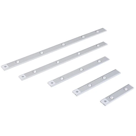 SUPERSELLER Intelligent LED Corps Humain Capteur Lampe Lampe Rechargeable Armoire Armoire Lampe Barre Espace Argent Trichromatique Gradation - 20cm 5 SUPERSELLER Intelligent LED Corps Humain Capteur Lampe Lampe Rechargeable Armoire Armoire Lampe Barre Espace Argent Trichromatique Gradation - 20cm – Image 5