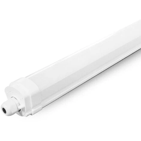 MIIDEX LIGHTING Boitier IP65 LED Intégrées 35W (315W) Blanc 5000°K 1255mm Opale Traversant 1 MIIDEX LIGHTING Boitier IP65 LED Intégrées 35W (315W) Blanc 5000°K 1255mm Opale Traversant