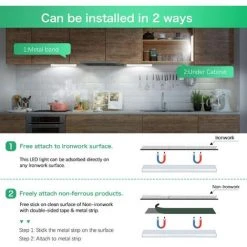 MEZHENG Lampe De Placard 24 LED, Sans Fil, Rechargeable Par USB, Aimanté, Détecteur De Mouvement, 4 Modes D’Éclairage, Portable. Lumière De Placard, Baladeuse De Secours, Veilleuse Enfant (Blanc) 8 MEZHENG Lampe De Placard 24 LED, Sans Fil, Rechargeable Par USB, Aimanté, Détecteur De Mouvement, 4 Modes D’Éclairage, Portable. Lumière De Placard, Baladeuse De Secours, Veilleuse Enfant (Blanc) -Promos Réglette & réglette LED Boutique 65824075 4