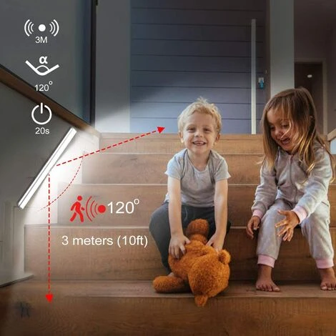 MEZHENG Lampe De Placard 24 LED, Sans Fil, Rechargeable Par USB, Aimanté, Détecteur De Mouvement, 4 Modes D’Éclairage, Portable. Lumière De Placard, Baladeuse De Secours, Veilleuse Enfant (Blanc) 5 MEZHENG Lampe De Placard 24 LED, Sans Fil, Rechargeable Par USB, Aimanté, Détecteur De Mouvement, 4 Modes D’Éclairage, Portable. Lumière De Placard, Baladeuse De Secours, Veilleuse Enfant (Blanc) – Image 5