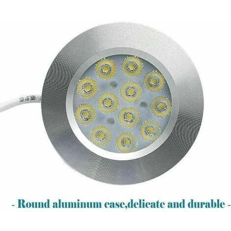 NAXUNNN 8pcs 12V3W Spot LED Lampe Ultra Fin Pour Campingcar Camion Caravane Bus, Convient à La Garderobe, Aux Armoires De Cuisine, Au Placard, à La Bibliothèque Couleur Blanch Nature 6000K 4 NAXUNNN 8pcs 12V3W Spot LED Lampe Ultra Fin Pour Campingcar Camion Caravane Bus, Convient à La Garderobe, Aux Armoires De Cuisine, Au Placard, à La Bibliothèque Couleur Blanch Nature 6000K – Image 4