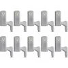 DONTODENT 10pcs Veilleuse De Charnière De Placard, Lumière De Charnière à Led, Lumière Chaude à Induction Tactile Intelligente, Capteur De Lumière à Led Pour Salon Moderne Placard Armoire Gris Pari