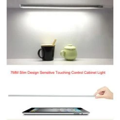 TANCYCO Lampe D'armoire à 21 LED Veilleuse Slim Deisgn Seneitive Touching Control / Luminosité Réglable En Continu Réglable / Port USB C-harging Pour Salon Chambre Placard Penderie Couloir (blanc Et Blanc Chaud) 7 TANCYCO Lampe D'armoire à 21 LED Veilleuse Slim Deisgn Seneitive Touching Control / Luminosité Réglable En Continu Réglable / Port USB C-harging Pour Salon Chambre Placard Penderie Couloir (blanc Et Blanc Chaud) -Promos Réglette & réglette LED Boutique 66879214 3