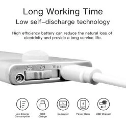 OCXIN Pièces LED Sous Meuble Lumineux, Bande LED Rechargeable 30 Cm éclairage De Cuisine Avec Détecteur De Mouvement éclairage D'armoire Bande Lumineuse éclairage D'armoire Pour Cuisine, Placard, Coffre, Escalier 8 OCXIN Pièces LED Sous Meuble Lumineux, Bande LED Rechargeable 30 Cm éclairage De Cuisine Avec Détecteur De Mouvement éclairage D'armoire Bande Lumineuse éclairage D'armoire Pour Cuisine, Placard, Coffre, Escalier -Promos Réglette & réglette LED Boutique 66965210 4