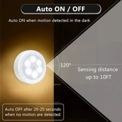 GRID COOL 3Pack Lampes LED à Détecteur De Mouvement Pour Intérieur, éclairage De Placard, Veilleuse à Piles, Lampe Murale Sans Fil Pour Escalier, Couloir, Garage, Entrée (Blanc Froid) 7 GRID COOL 3Pack Lampes LED à Détecteur De Mouvement Pour Intérieur, éclairage De Placard, Veilleuse à Piles, Lampe Murale Sans Fil Pour Escalier, Couloir, Garage, Entrée (Blanc Froid) -Promos Réglette & réglette LED Boutique 67025470 3