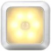 ZHUOXUAN 6 LED Carré Capteur , Mouvement Veilleuses Induction Sous Armoire Lumière Placard Lampe , Escaliers Cuisine Alimenté Par Batterie