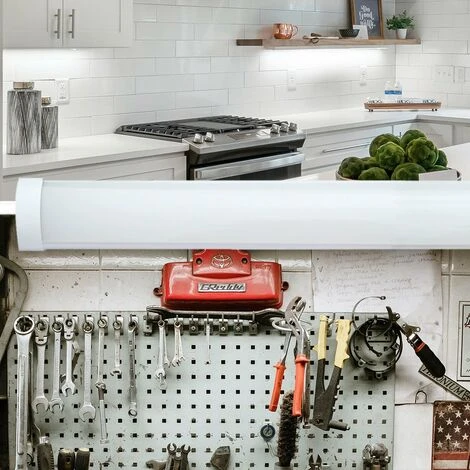 ARUM LIGHTING Réglette LED Extra Plate LINE 32W IP40 3400Lm 118cm | Température De Couleur: Blanc Froid 6000K 2 ARUM LIGHTING Réglette LED Extra Plate LINE 32W IP40 3400Lm 118cm | Température De Couleur: Blanc Froid 6000K – Image 2