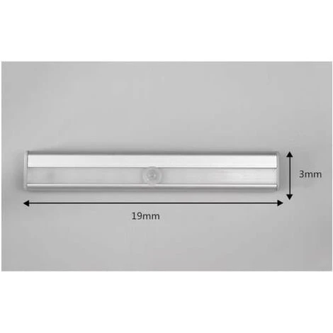 BF 1 Pièce Intelligente Corps Humain Induction Lumière Veilleuse Armoire Lumière USB Batterie 10 LED Couloir Allée Lumière 4 BF 1 Pièce Intelligente Corps Humain Induction Lumière Veilleuse Armoire Lumière USB Batterie 10 LED Couloir Allée Lumière – Image 4