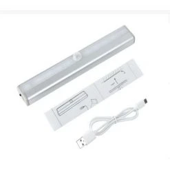 BDD 1 Pièce Intelligente Corps Humain Induction Lumière Veilleuse Armoire Lumière USB Batterie 10 LED Couloir Allée Lumière -Promos Réglette & réglette LED Boutique 67932960 3