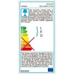 Emuca Applique LED Pour Meuble, Diamètre 65 Mm, à Encastrer, Aucun Convertisseur Nécessaire, Lumière Blanc Froid, Plastique, Gris Métallisé - Talla -Promos Réglette & réglette LED Boutique 67937184 4