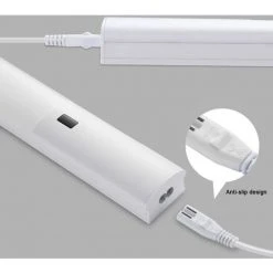 ORAYMIN Éclairage Sous Meuble Cuisine Led Avec Sans Contact, 7W 55CM 600LM 4000K Blanc Neutre Lumières D'armoire, Barre Lumineuse Sous Meuble, Lampe De Cuisine, éclairage D'armoire, éclairage D'étagère, Armoire [Classe énergétique F] - Blanc -Promos Réglette & réglette LED Boutique 68556752 5