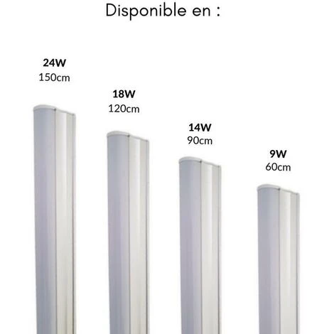 Tube Néon LED 60cm T5 9W - Blanc Froid 6000K - 8000K - SILAMP - Blanc Froid 6000K - 8000K 5 Tube Néon LED 60cm T5 9W - Blanc Froid 6000K - 8000K - SILAMP - Blanc Froid 6000K - 8000K – Image 5