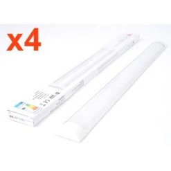 Réglette Lumineuse 120cm 36W (Pack De 4) - Blanc Froid 6000K - 8000K - SILAMP - Blanc Froid 6000K - 8000K 7 Réglette Lumineuse 120cm 36W (Pack De 4) - Blanc Froid 6000K - 8000K - SILAMP - Blanc Froid 6000K - 8000K -Promos Réglette & réglette LED Boutique 8755118 3