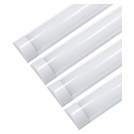 Réglette Lumineuse 120cm 48W (Pack De 4) - Blanc Froid 6000K - 8000K - SILAMP - Blanc Froid 6000K - 8000K 1 Réglette Lumineuse 120cm 48W (Pack De 4) - Blanc Froid 6000K - 8000K - SILAMP - Blanc Froid 6000K - 8000K