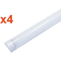 Réglette Lumineuse 120cm 48W (Pack De 4) - Blanc Froid 6000K - 8000K - SILAMP - Blanc Froid 6000K - 8000K 7 Réglette Lumineuse 120cm 48W (Pack De 4) - Blanc Froid 6000K - 8000K - SILAMP - Blanc Froid 6000K - 8000K -Promos Réglette & réglette LED Boutique 8755121 3