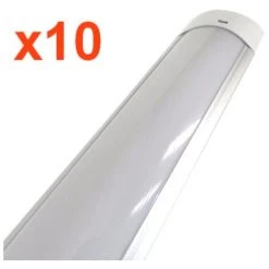 Réglette Lumineuse 150cm 48W (Pack De 10) - Blanc Froid 6000K - 8000K - SILAMP - Blanc Froid 6000K - 8000K 8 Réglette Lumineuse 150cm 48W (Pack De 10) - Blanc Froid 6000K - 8000K - SILAMP - Blanc Froid 6000K - 8000K -Promos Réglette & réglette LED Boutique 8944748 4