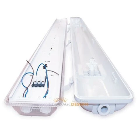 ECLAIRAGE DESIGN Kit 2 Tubes LED 120cm 6400K + Boitier étanche 2 ECLAIRAGE DESIGN Kit 2 Tubes LED 120cm 6400K + Boitier étanche – Image 2