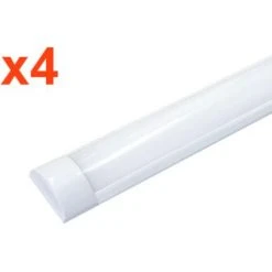 Réglette Lumineuse 150cm 60W (Pack De 4) - Blanc Froid 6000K - 8000K - SILAMP - Blanc Froid 6000K - 8000K -Promos Réglette & réglette LED Boutique 9376455 3