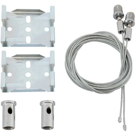 LEDKIA Kit De Suspension Barre Linéaire LED Trunking Acier - Acier 4 LEDKIA Kit De Suspension Barre Linéaire LED Trunking Acier - Acier – Image 4