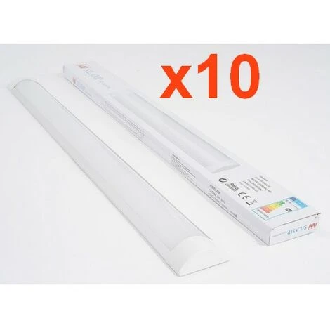 Réglette Lumineuse 60cm 18W (Pack De 10) - Blanc Froid 6000K - 8000K - SILAMP - Blanc Froid 6000K - 8000K 3 Réglette Lumineuse 60cm 18W (Pack De 10) - Blanc Froid 6000K - 8000K - SILAMP - Blanc Froid 6000K - 8000K – Image 3
